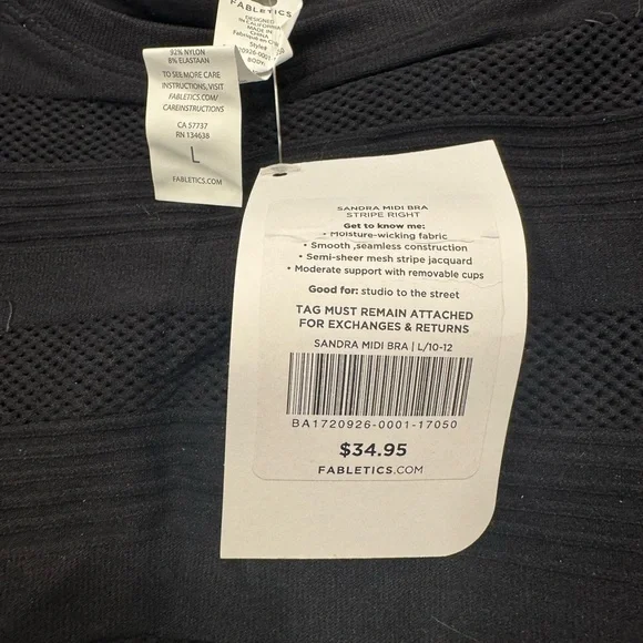 Black Sleeveless Mesh Top - Picture 2 of 5